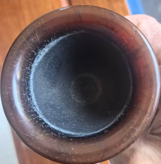 螭龙填金高足杯