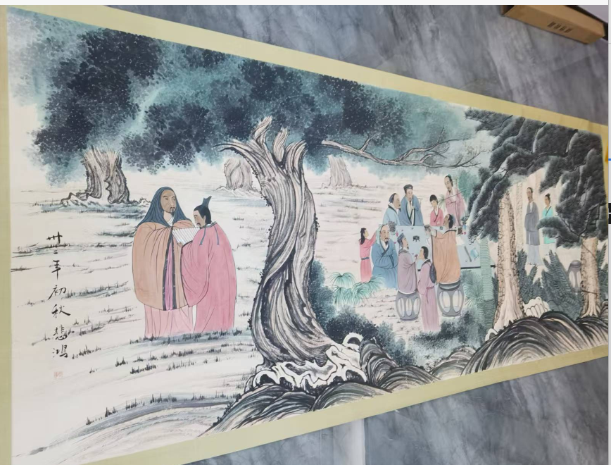 徐悲鸿《雅集图》-嘉城艺术交易平台