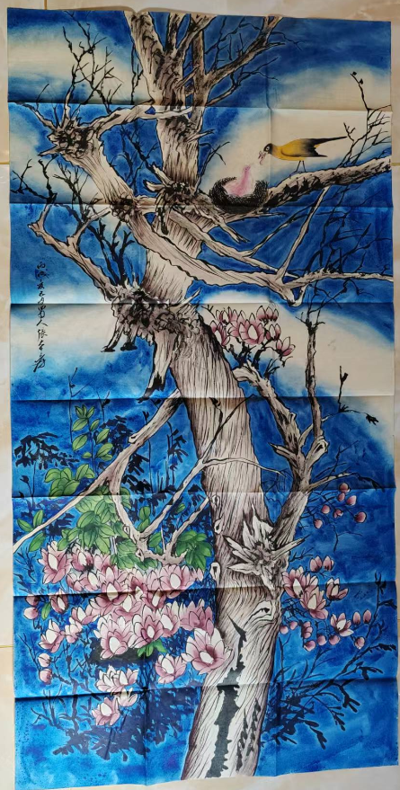 张大千《花鸟图》-嘉城艺术交易平台