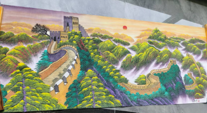 吴冠中《万里雄风》-嘉城艺术交易平台