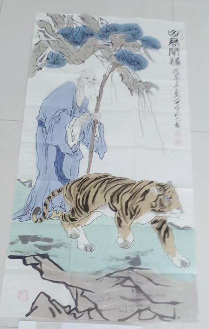 范曾《山君问道》-嘉城艺术交易平台