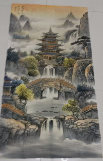 仇英《山水图》-嘉城艺术交易平台