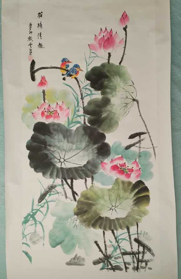 隋树云《荷塘清趣》-嘉城艺术交易平台