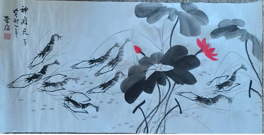 李荣海《神游天下》-嘉城艺术交易平台