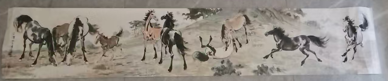 徐悲鸿《十骏图》-嘉城艺术交易平台