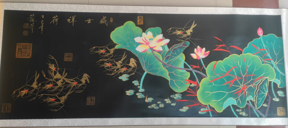 赵秋芬《盛世祥荷》-嘉城艺术交易平台