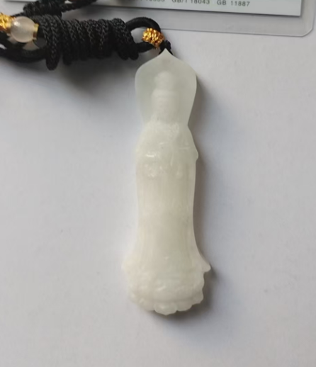 和田玉《观音像》-嘉城艺术交易平台