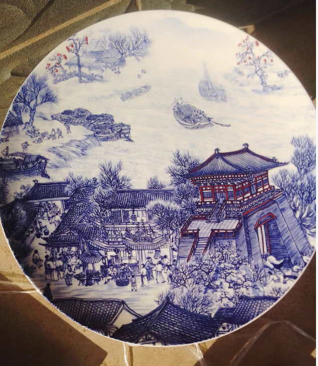 王锡良《清明上河图》对盘-嘉城艺术交易平台