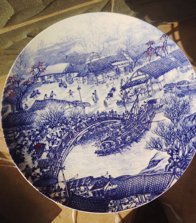 王锡良《清明上河图》对盘