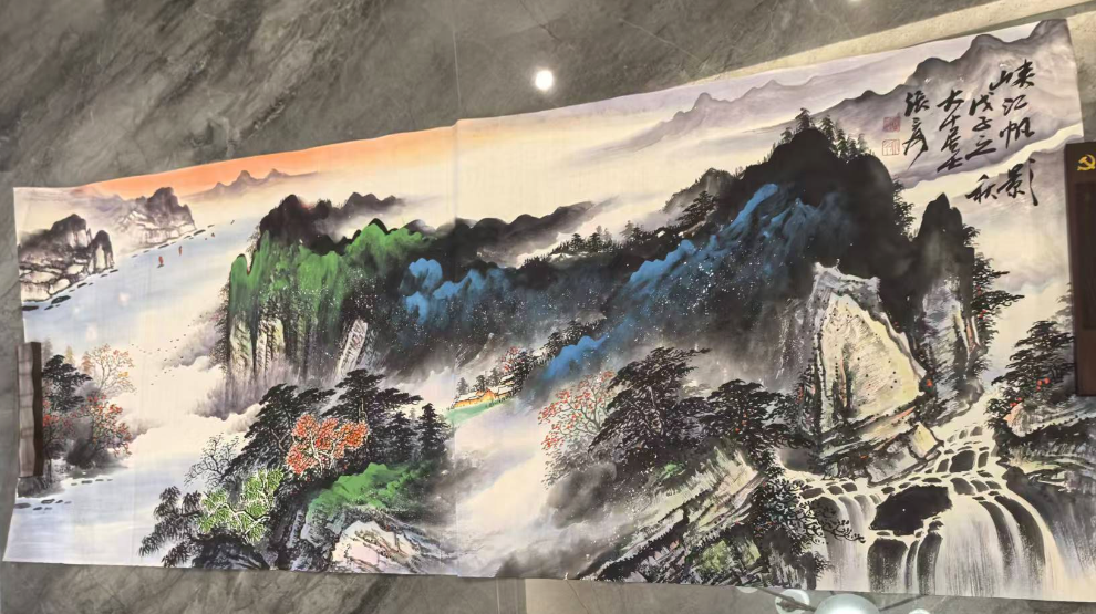 张大千《峡江帆影》-嘉城艺术交易平台