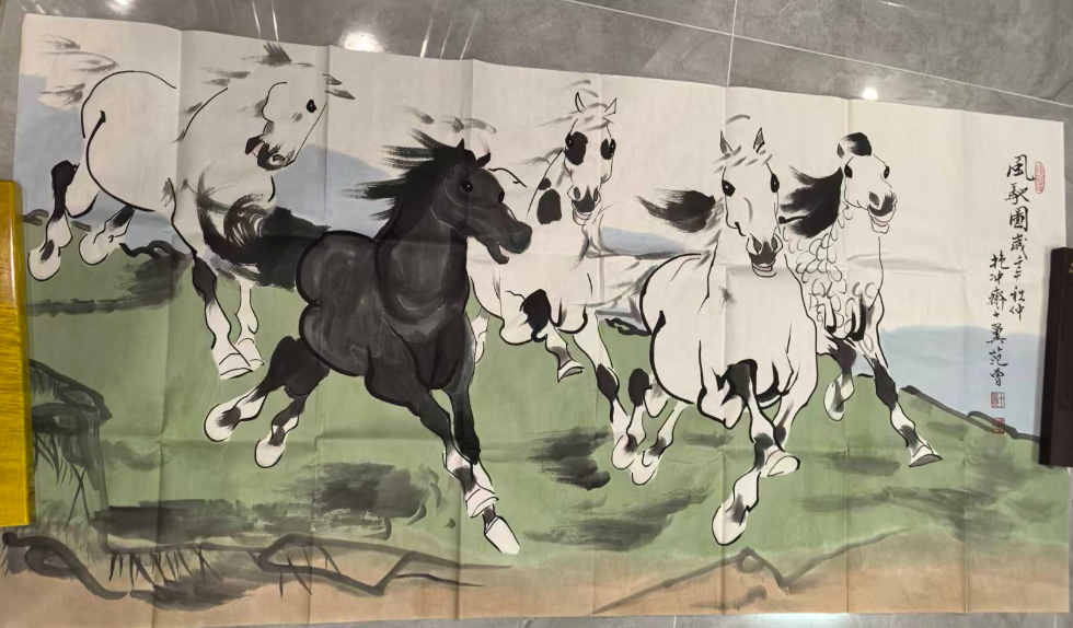 范曾《风驰图》-嘉城艺术交易平台