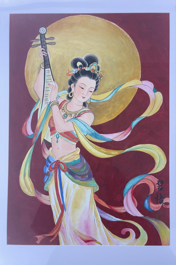 王碧梧《敦煌飞天》-嘉城艺术交易平台