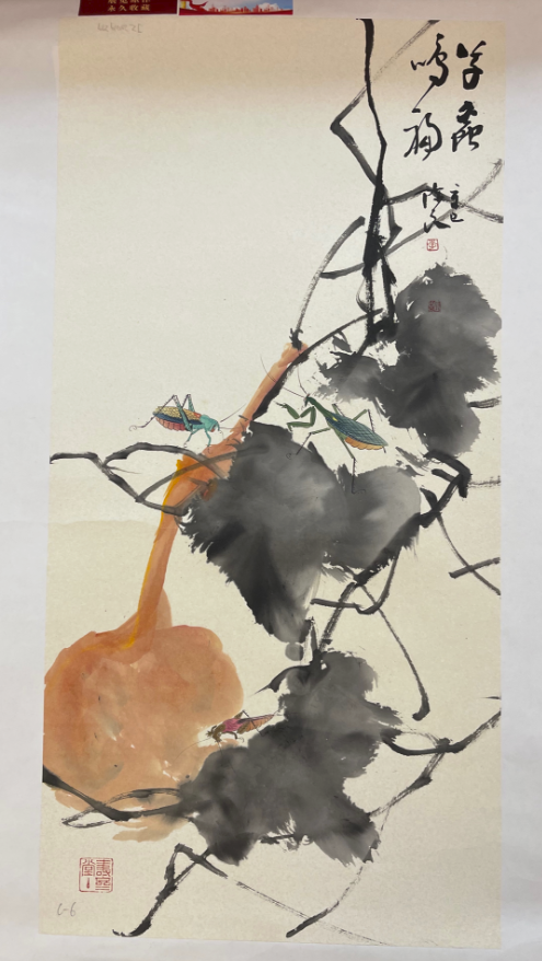 李陈良《福禄虫草图》-嘉城艺术交易平台