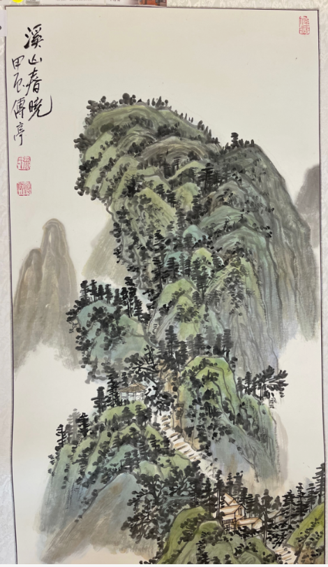 张传亭《溪山春晓》-嘉城艺术交易平台