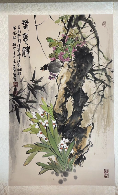 吴丽珠《春意浓》-嘉城艺术交易平台