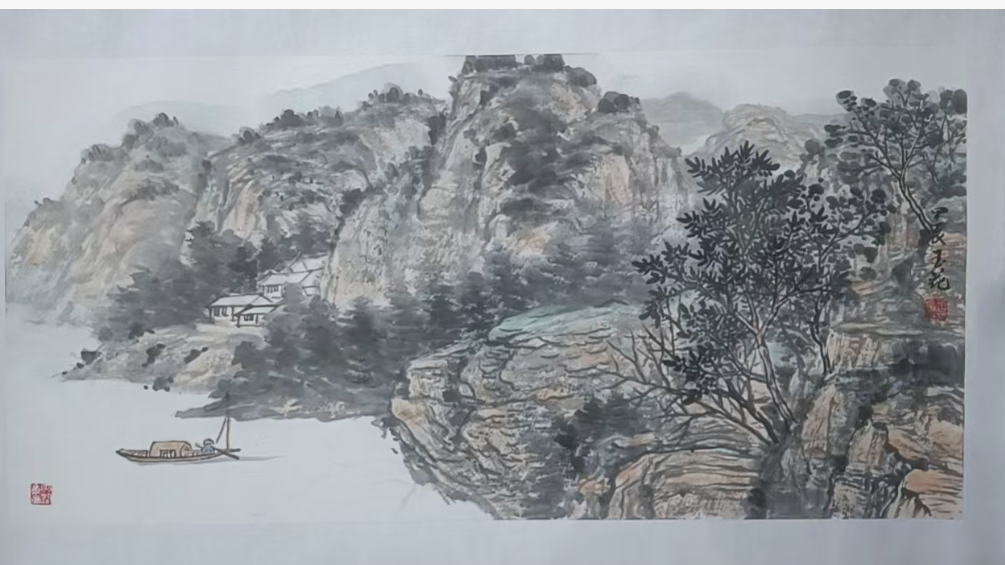 王玉花《山水图》-嘉城艺术交易平台