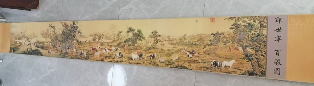 郎世宁《百骏图》-嘉城艺术交易平台