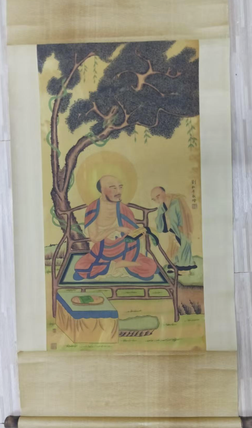 刘松年《松下罗汉》-嘉城艺术交易平台