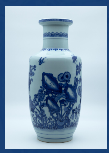 青花棒槌瓶-嘉城艺术交易平台