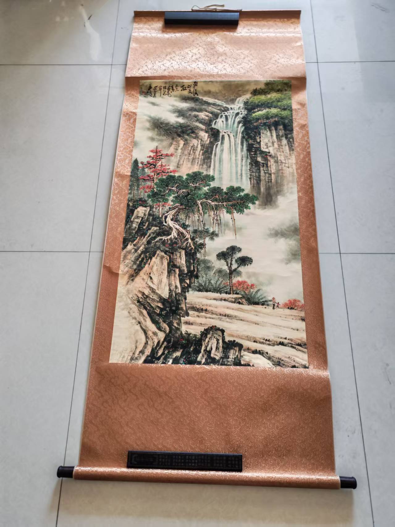 关山月《飞瀑图》-嘉城艺术交易平台