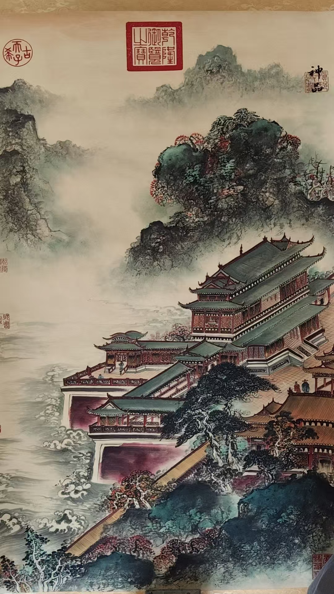 仇英《蓬莱仙境》-嘉城艺术交易平台