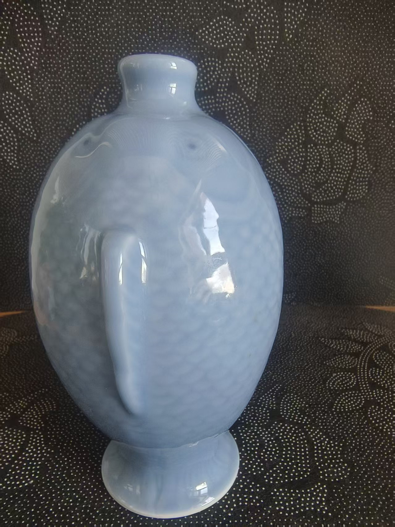 乾隆年制《天青釉双鱼瓶》-嘉城艺术交易平台