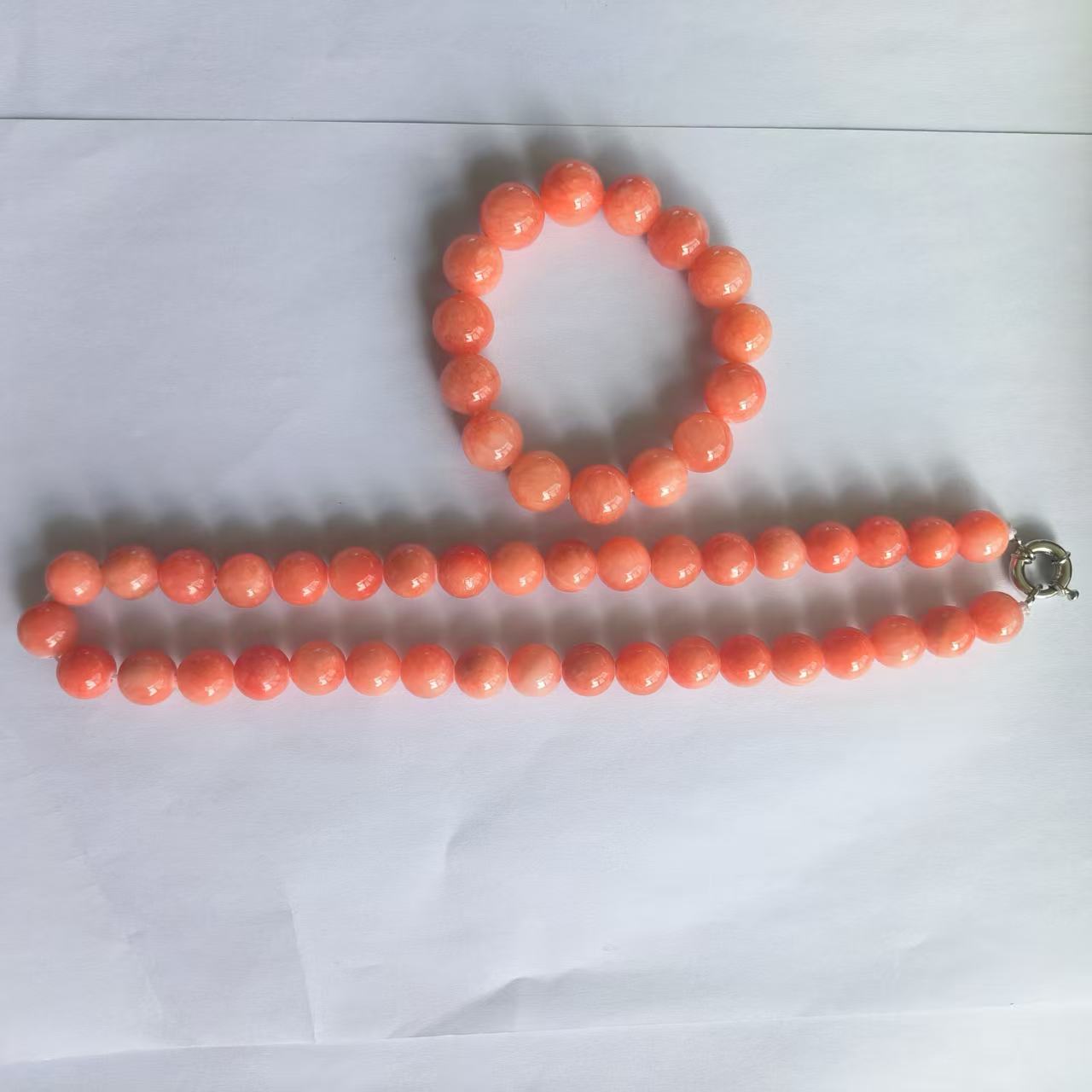 橙红玛瑙《项链、手串》-嘉城艺术交易平台