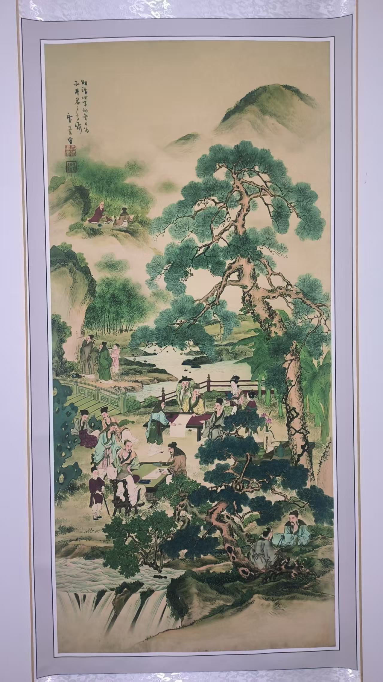 石涛《西园雅集》-嘉城艺术交易平台