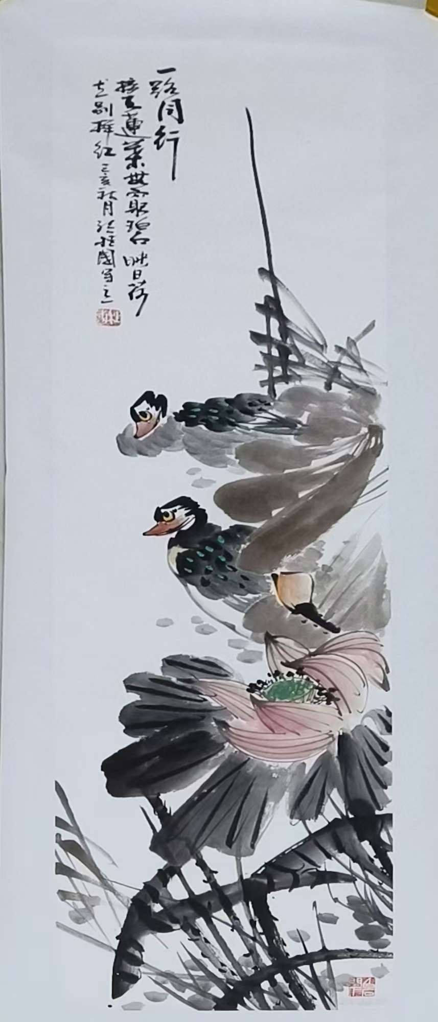 孙桂国《一路同行》-嘉城艺术交易平台