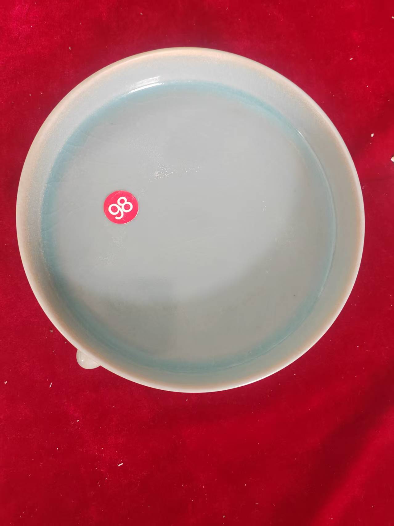 汝窑《天青釉三足洗》丙字款-嘉城艺术交易平台