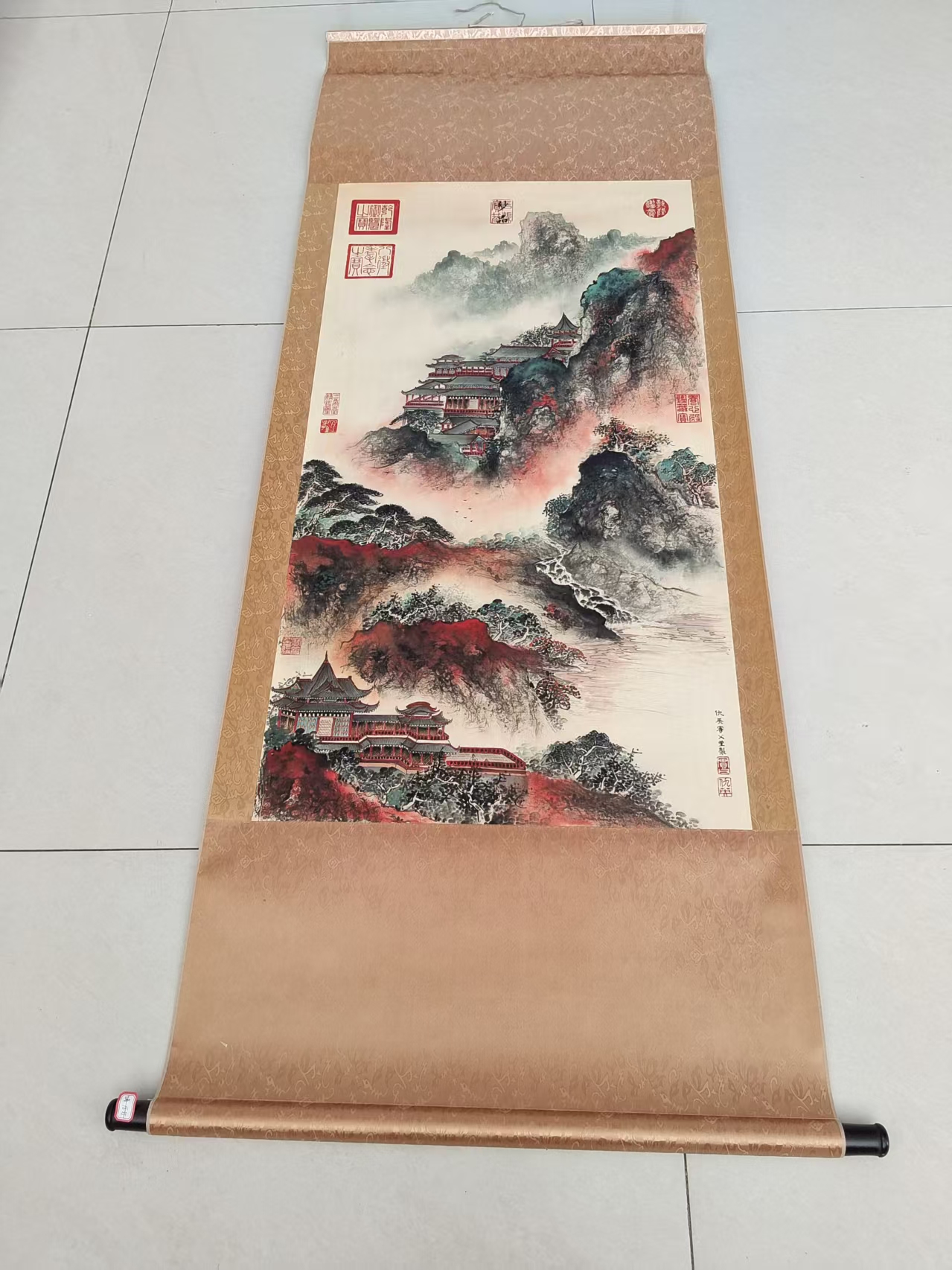 仇英《山水图》-嘉城艺术交易平台