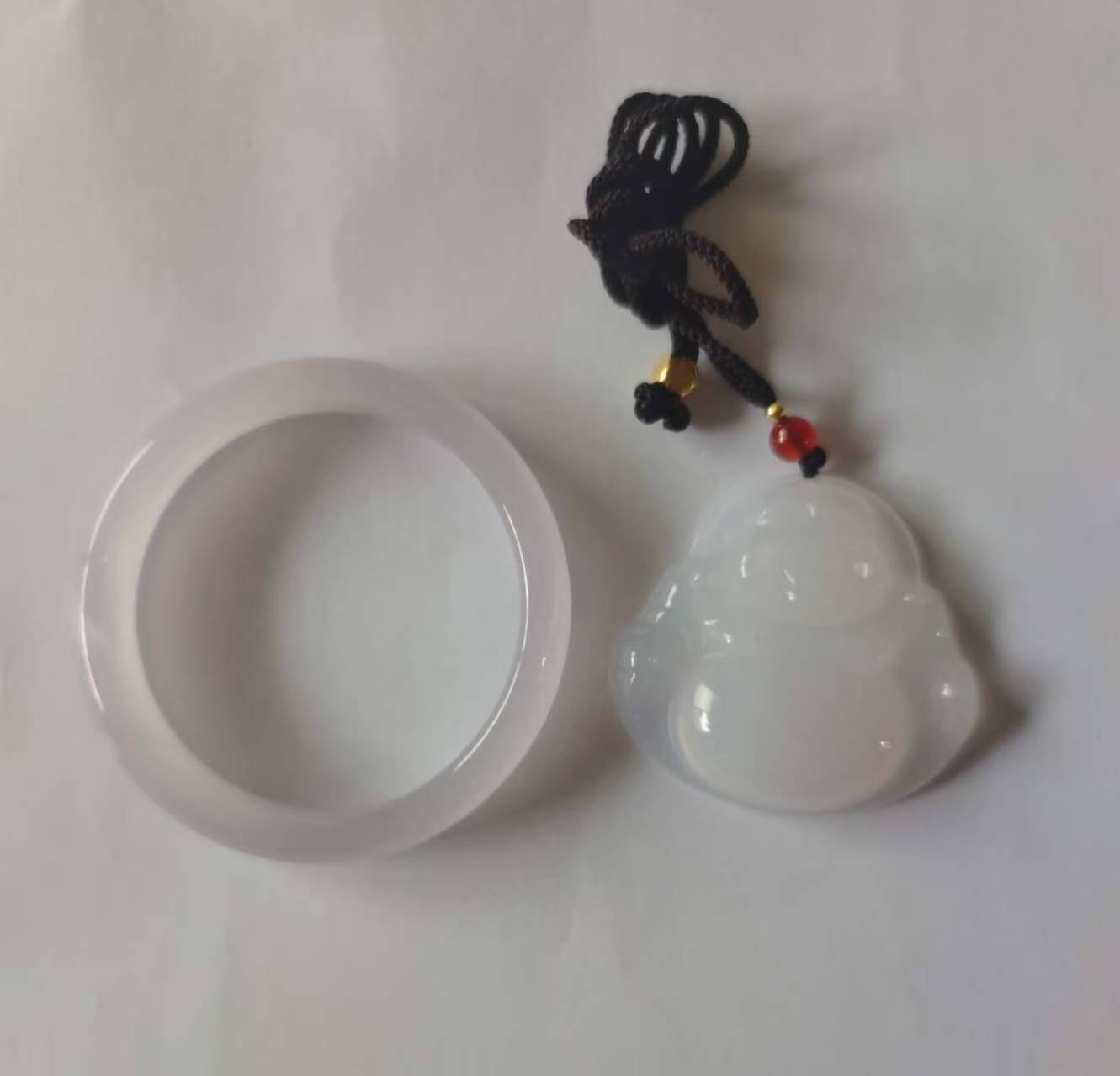 玛瑙《手镯、弥勒佛》-嘉城艺术交易平台