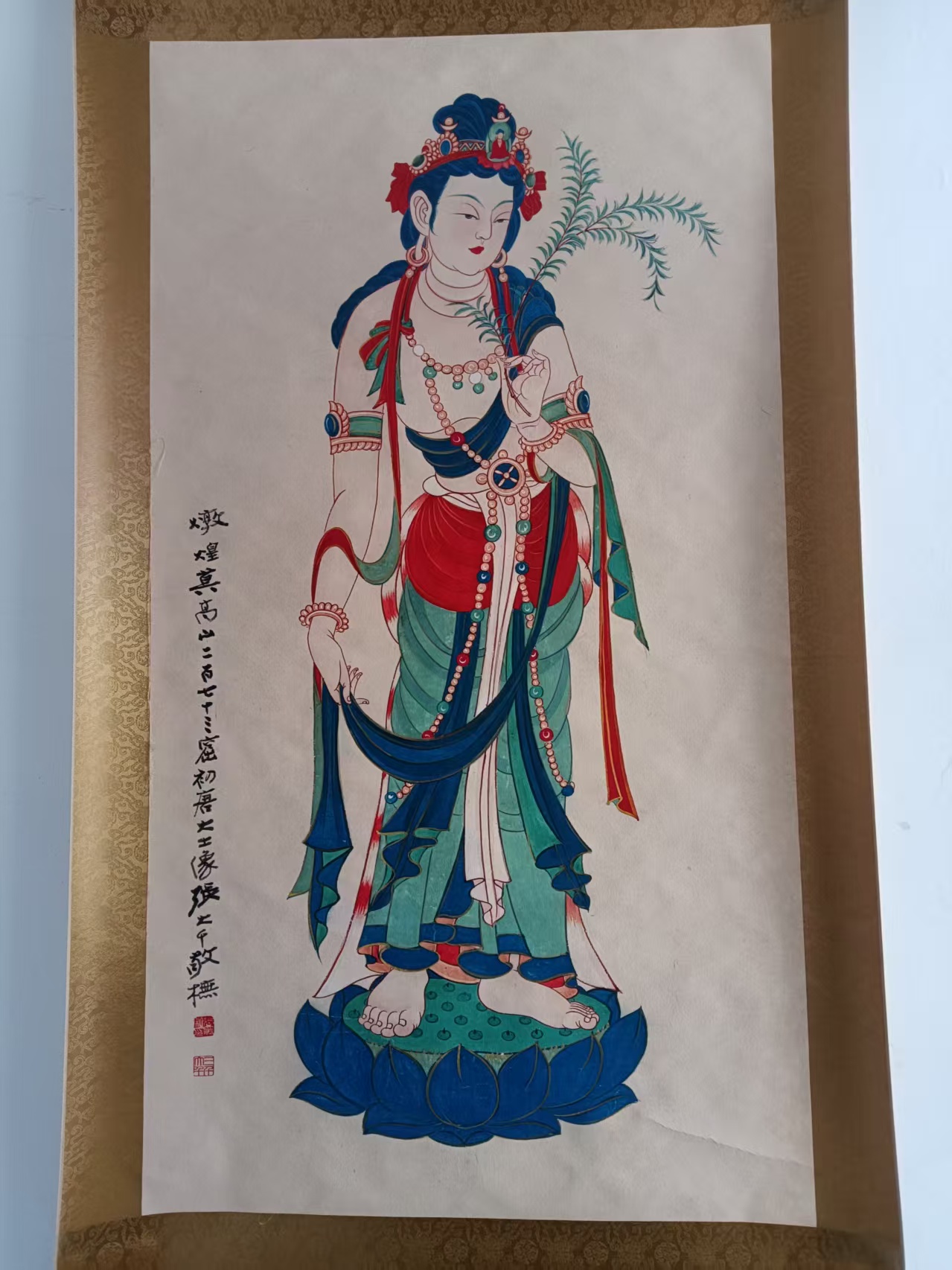 张大千《敦煌土像》-嘉城艺术交易平台