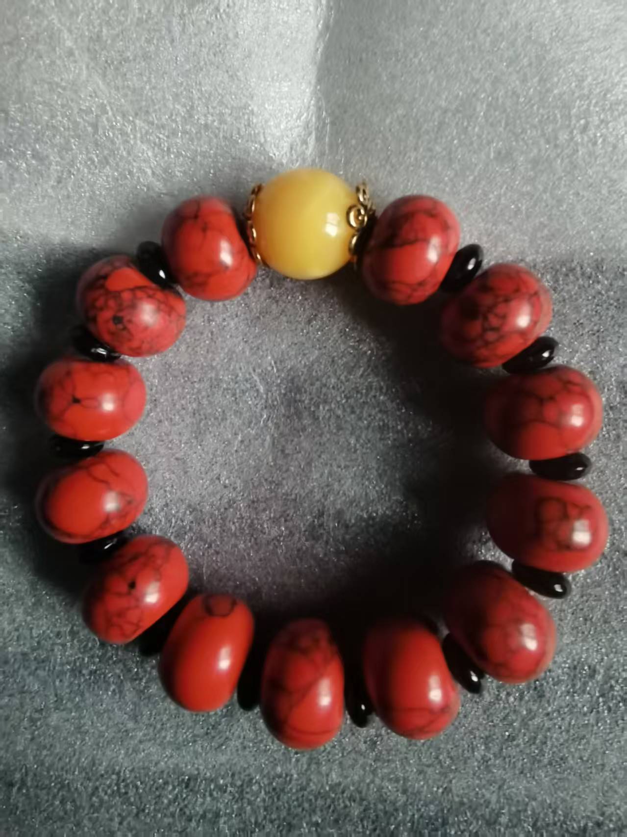 红松石蜜蜡《手串》-嘉城艺术交易平台