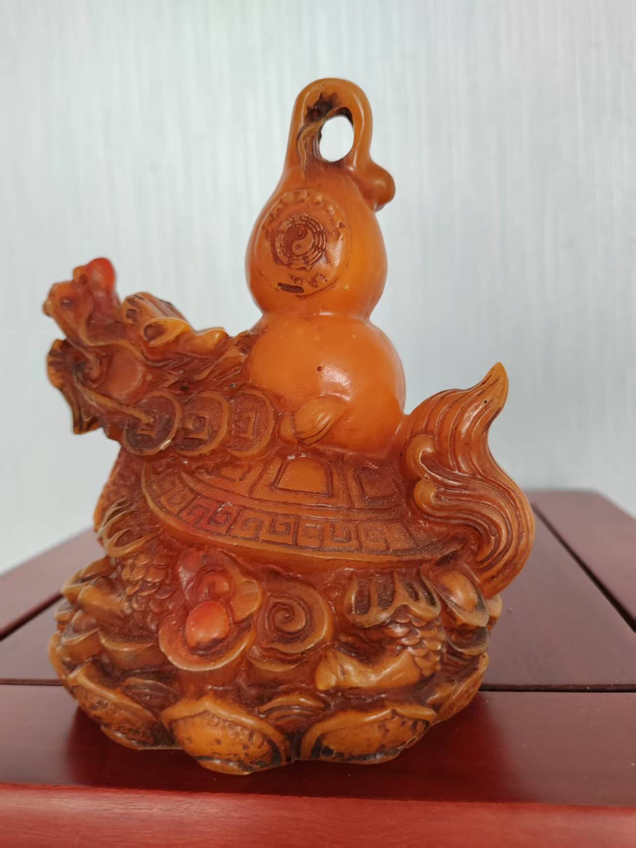 寿山石《龙龟摆件》