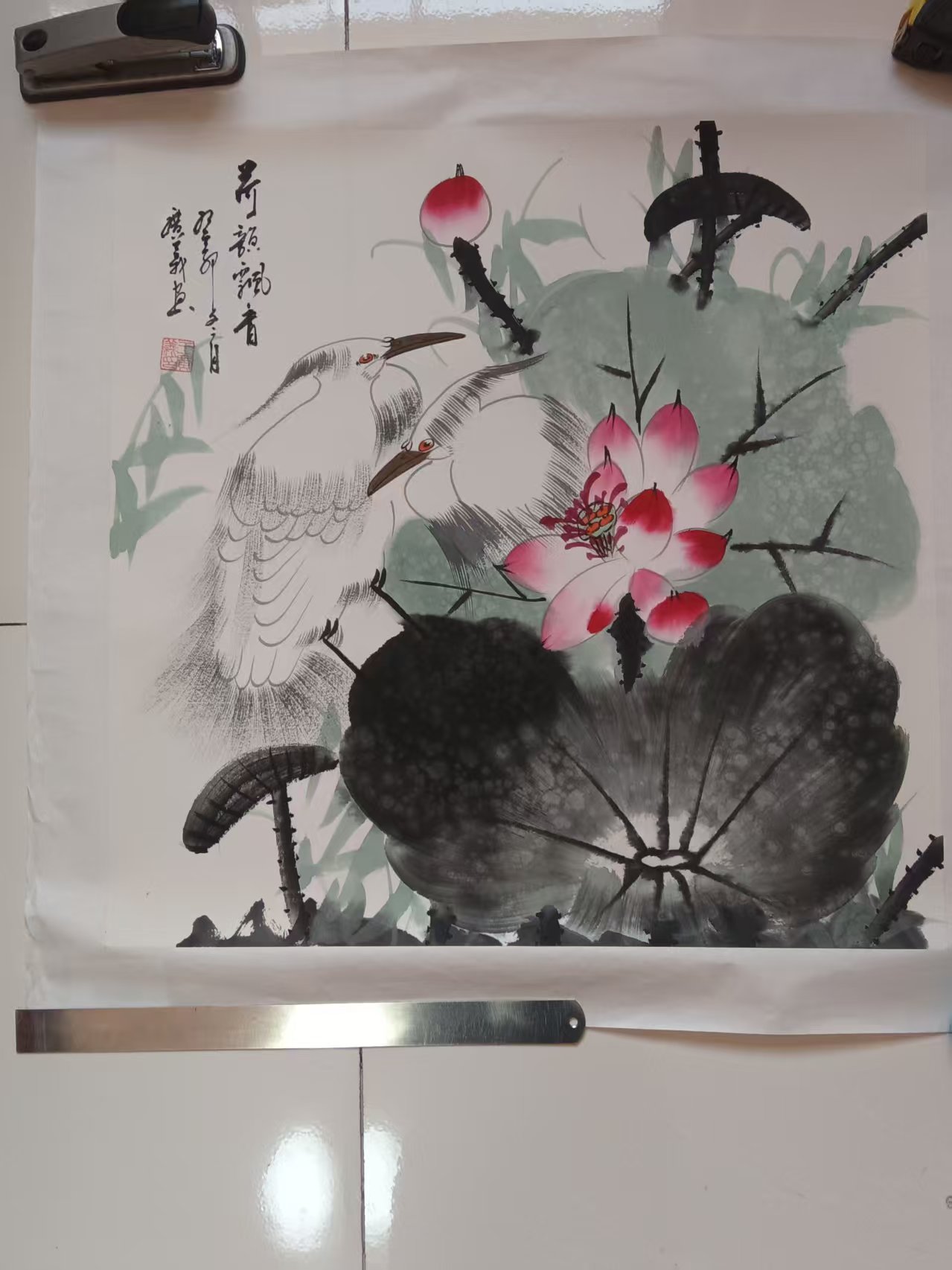 王广义《荷韵飘香》-嘉城艺术交易平台