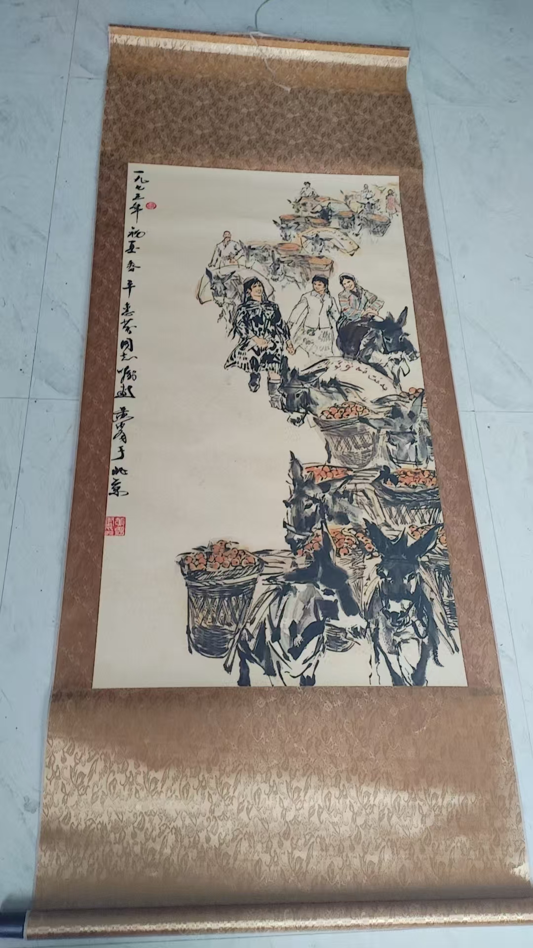 黄胄《赶集图》-嘉城艺术交易平台