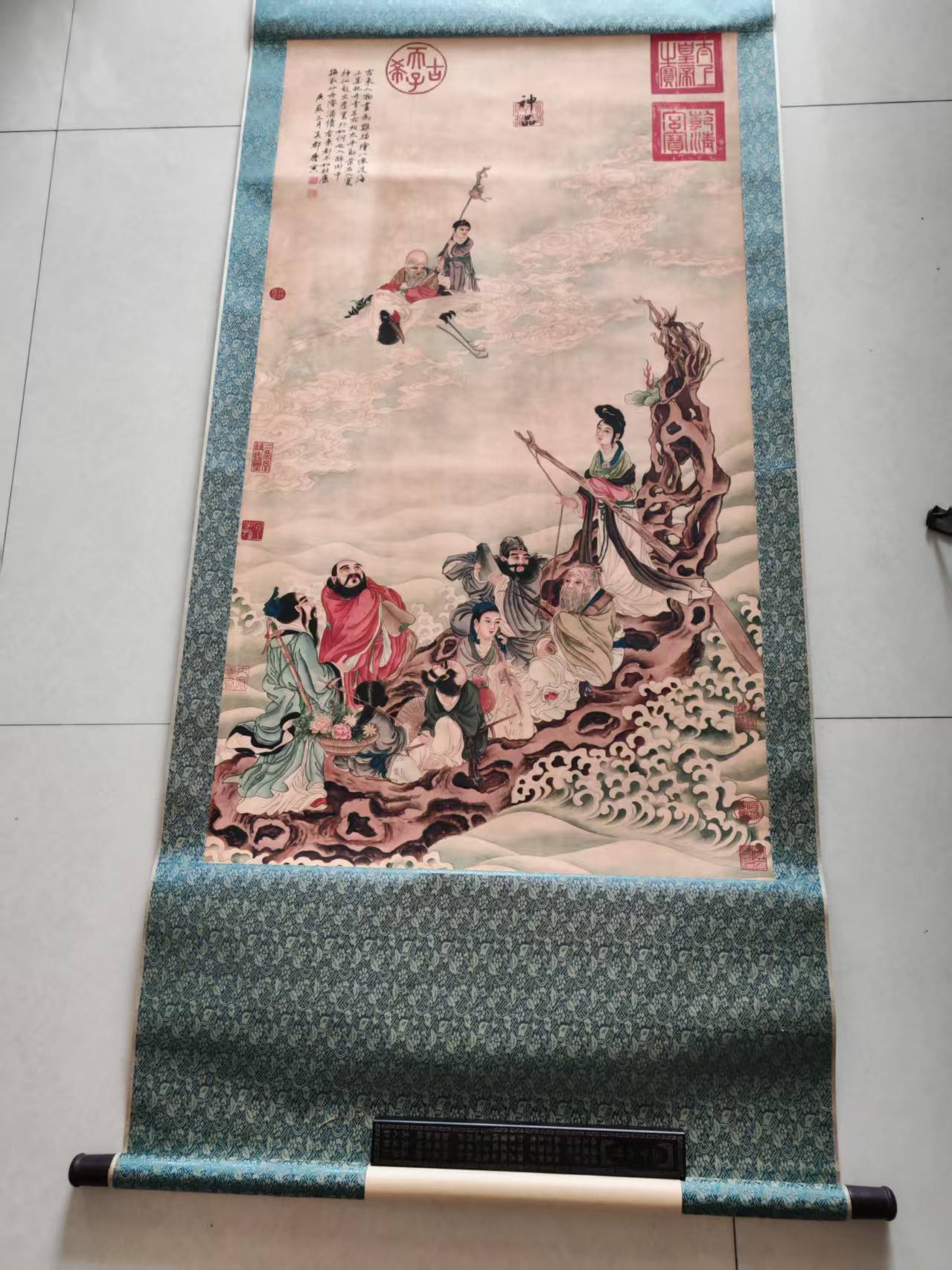 唐寅《八仙过海》-嘉城艺术交易平台