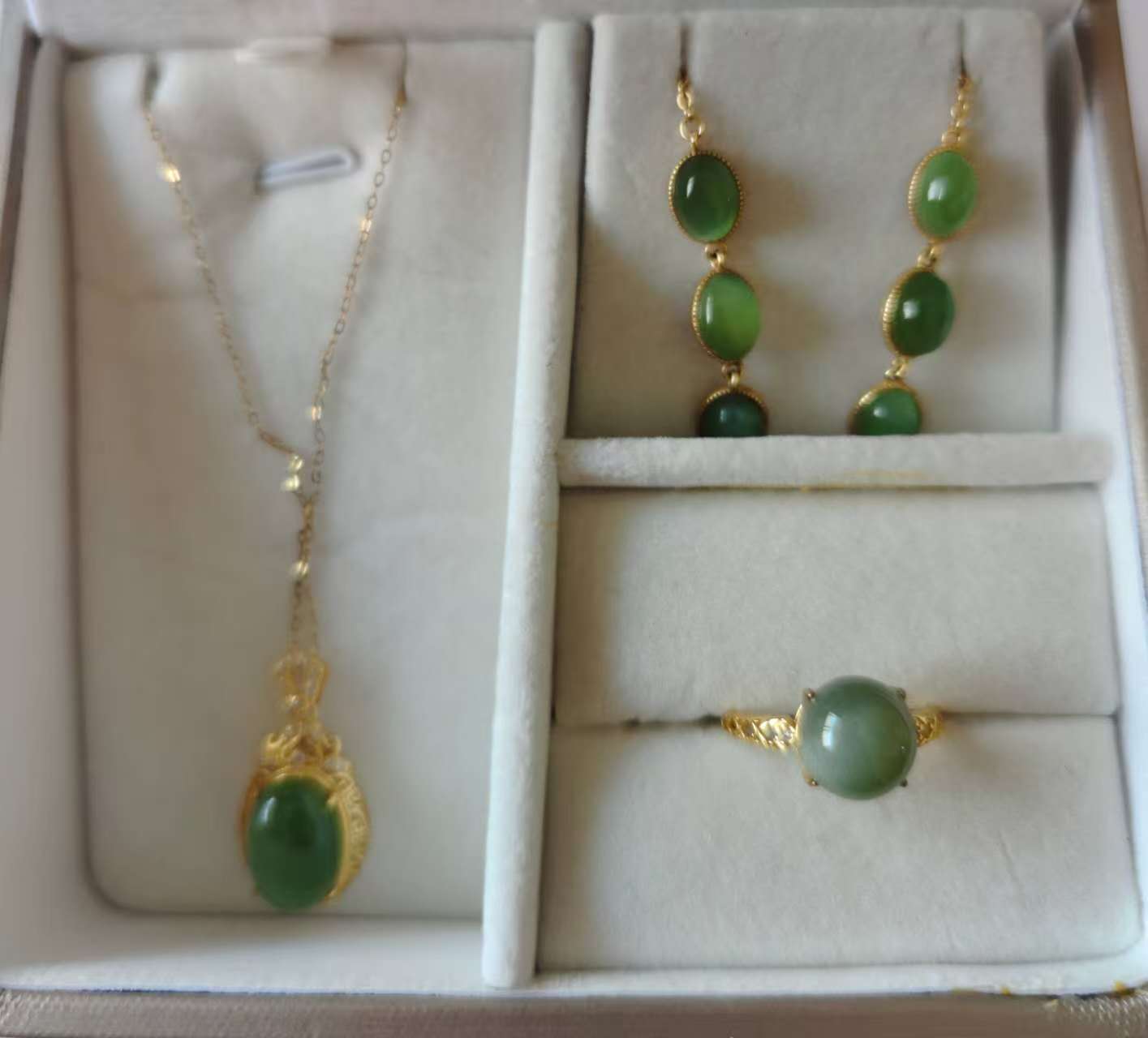 和田玉《项链、戒指、手链》-嘉城艺术交易平台