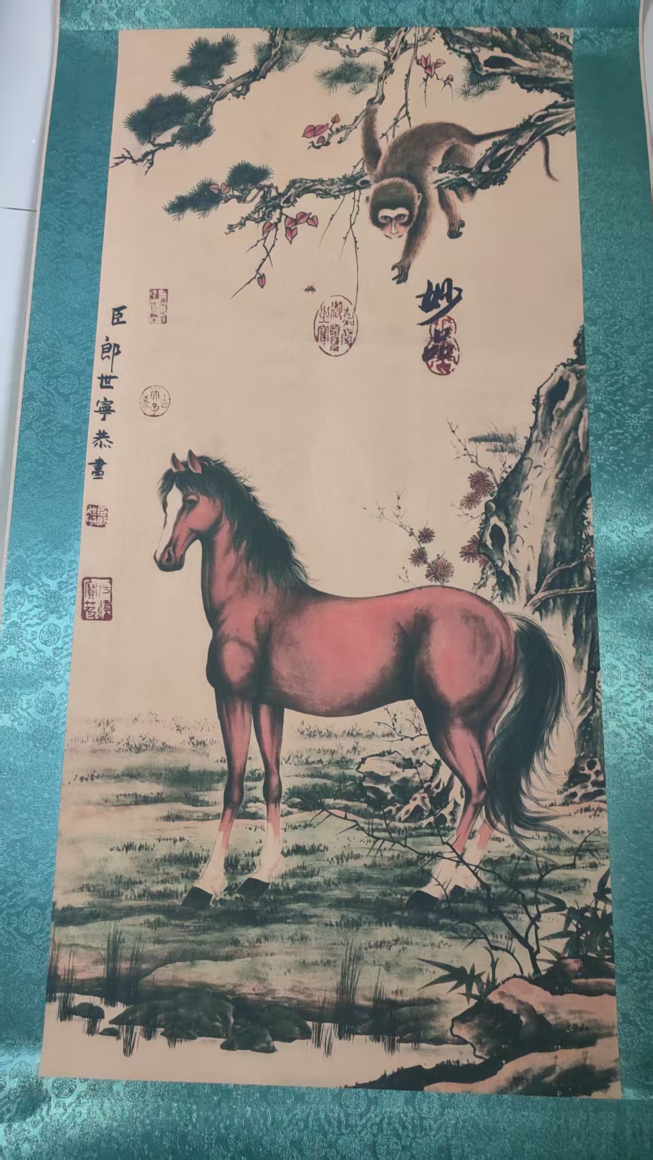 郎世宁《骏马图》-嘉城艺术交易平台