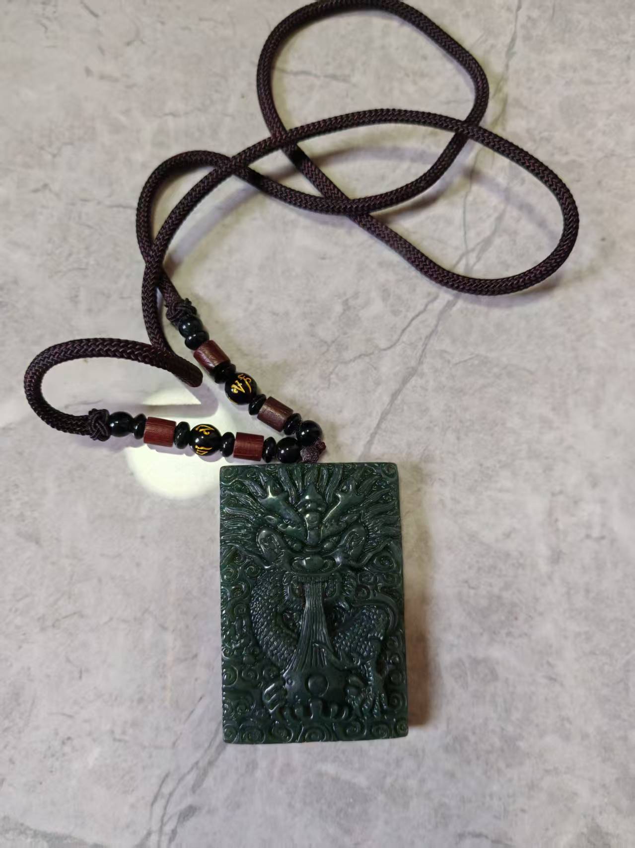 和田玉《龙牌》-嘉城艺术交易平台