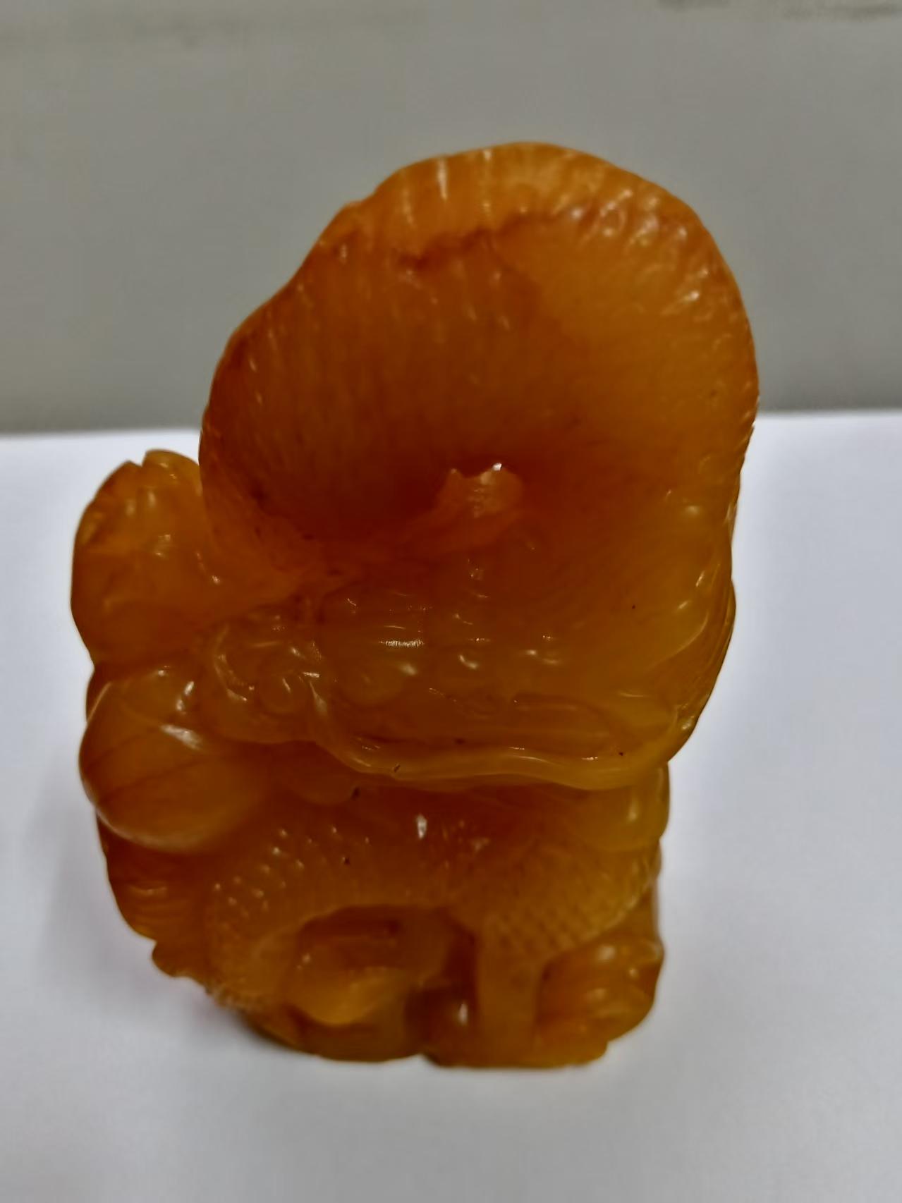 寿山田黄《兽钮印章》-嘉城艺术交易平台