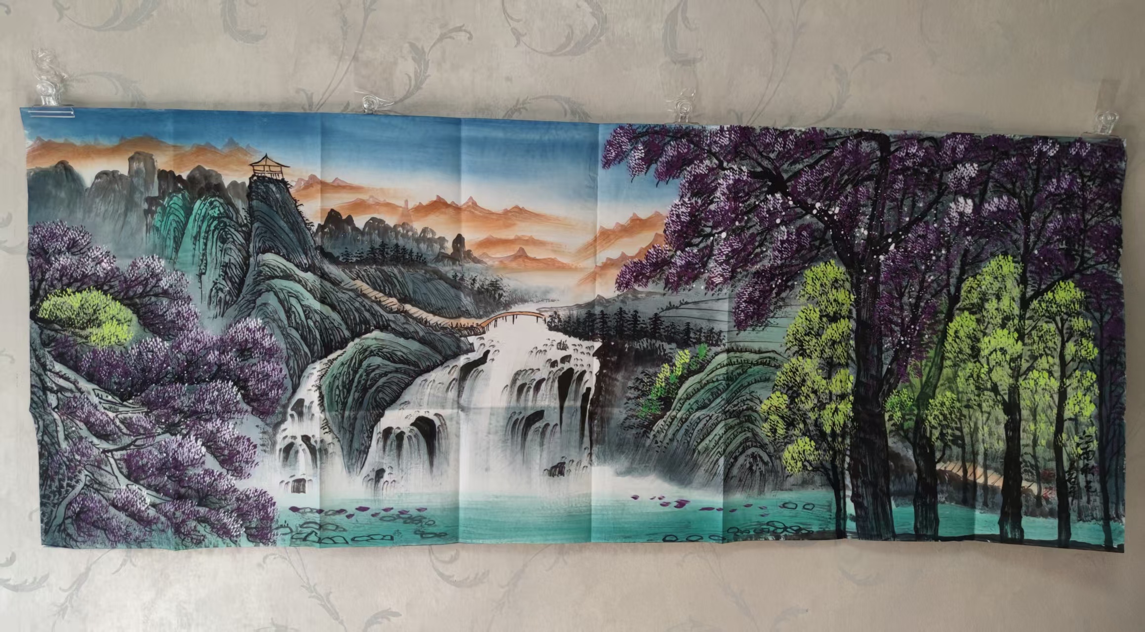 吴冠中《江南秋色》-嘉城艺术交易平台