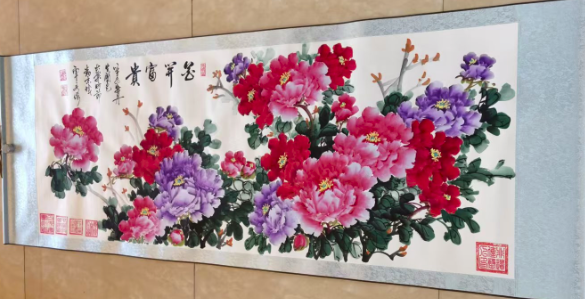 田广杰《花开富贵》-嘉城艺术交易平台