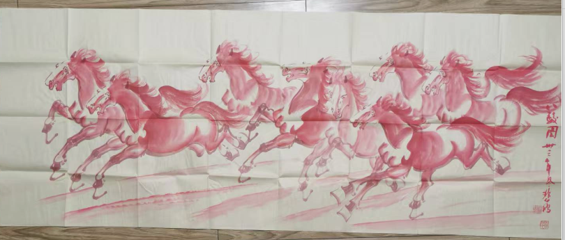 徐悲鸿《骏马图》-嘉城艺术交易平台