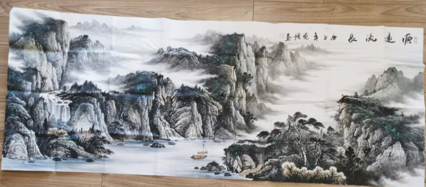 张觉悟《源远流长》-嘉城艺术交易平台