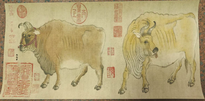 韩滉《五牛图》-嘉城艺术交易平台