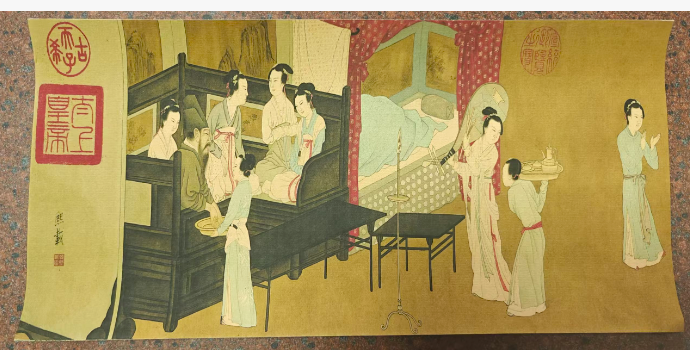 顾闳中《韩熙载夜宴图》-嘉城艺术交易平台