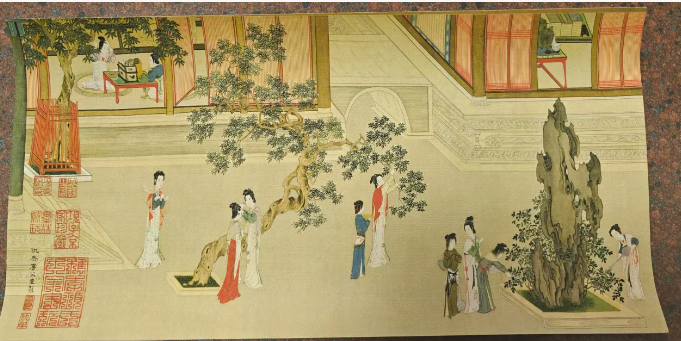 仇英《汉宫春晓图》-嘉城艺术交易平台