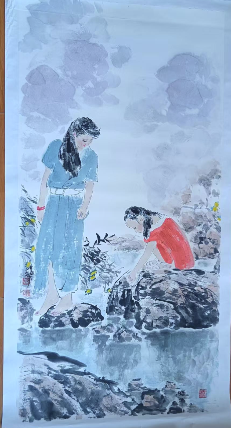 何家英《少女图》-嘉城艺术交易平台